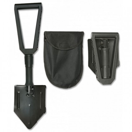 Pala pieghevole nera Albainox 33793