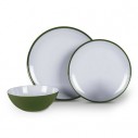 Set piatti melamina Kampa Fern Green 12 pz.